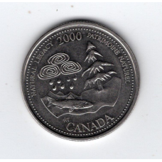 Канада 25 центів, 2000 Природна спадщина