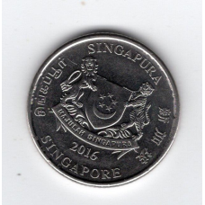 Сінгапур 20 центів, 2016