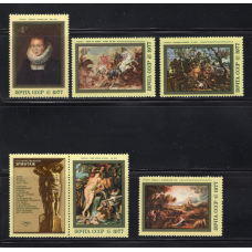 СРСР 1977 - 400-річчя з дня народження Рубенса # 4403-4407