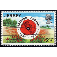 Джерсі. 1971р. 2½P 50-та річниця Британського легіону # 48