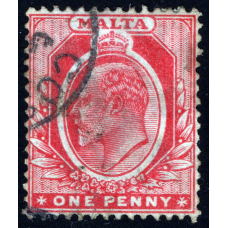 Мальта 1907 1P King Edward VII New Colors Король Едуард VII # 33
