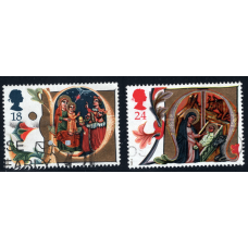 Велика Британія. 1991 - 18+24P - Різдвяні марки # 1348-1349