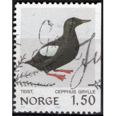 Норвегія 1981 - 1.50Kr - Птахи Cepphus grylle # 846