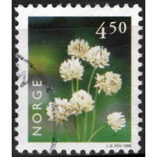 Норвегія 1997 - 4.50Kr - Норвезька флора Trifolium repens # 1290