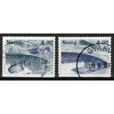 Норвегія 1999 - 4.00Kr+4.00Kr - Риболовля  # 1320-1321