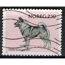 Норвегія 1983 - 2.50Kr- Норвезький елкхаунд (Norsk elghund grå)  # 895