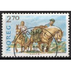 Норвегія 1987 - 2.70Kr- Норвезькі породи коней  # 998
