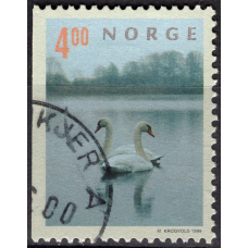 Норвегія 1999 - 4.00Kr- Tourism Лебеді # 1327