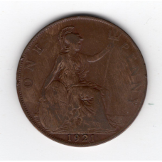 Велика Британія 1 пенні, 1921