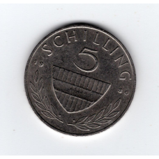 Австрія 5 шилінгів, 1986