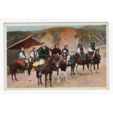 Листівка. Гуцули на конях. SMP 1918. Ser.102. Nr.9