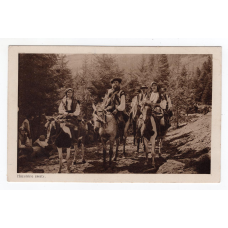 Листівка. Гуцули їдуть в свати. Aba Heller 1927 №142