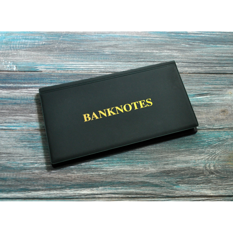 Альбом для банкнот / бон кишеньковий 195х110 (XL) - 20 листів