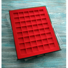 Бокс / Палета / планшет на монети #3 (6х8) 28мм (пластік)