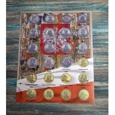 Комплект листів для монет серії “Королі Польщі“