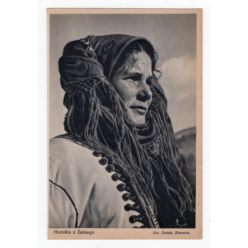 Листівка. Гуцулка з Жабйого. fot Danda.