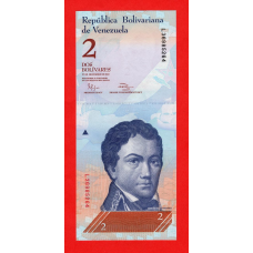 Венесуела 2 болівара 2012 UNC