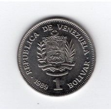 Венесуела 1 болівар, 1989
