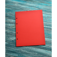 Лист розділяючий, прокладочний лист формат Optima 200*250 - червоний