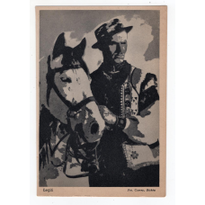 Листівка. Легінь. fot Czerny, PTT