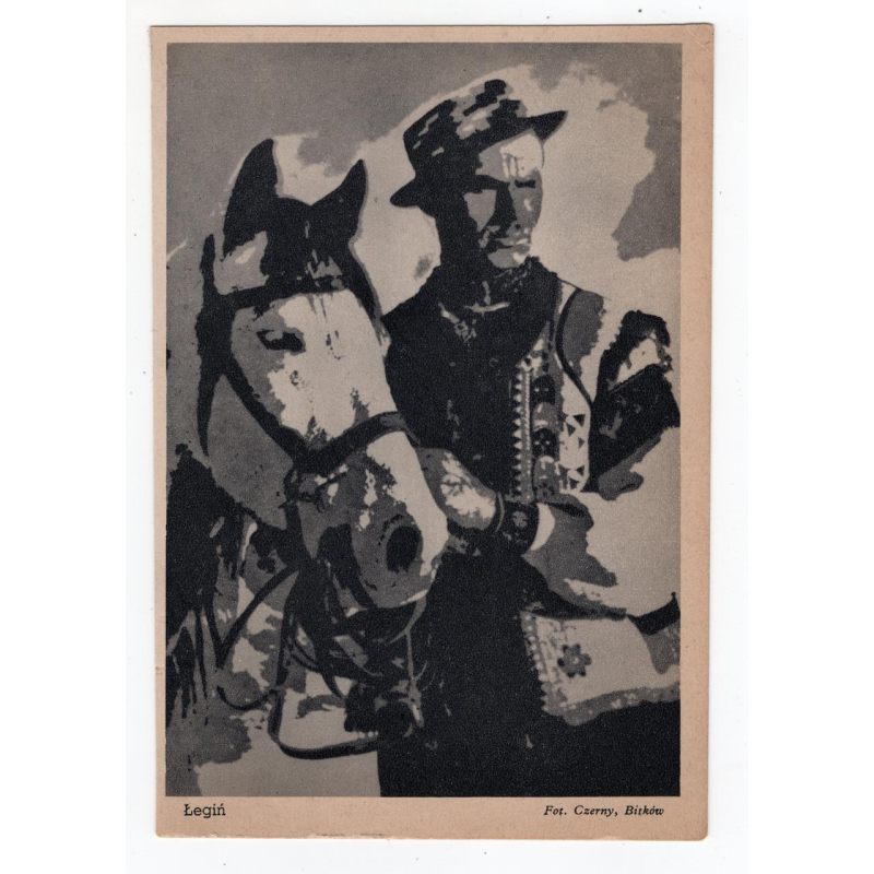 Листівка. Легінь. fot Czerny, PTT