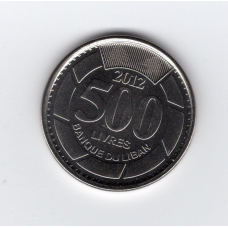 Ліван 500 ліврів, 2012