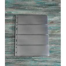 Лист для банкнот (бон) – 200*255 мм (Optima) C4 (на 4 бони)