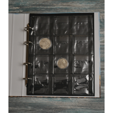 Альбом для монет Schulz Optima   для ювілейних монет в капсулах - 10 листів (тип 12)