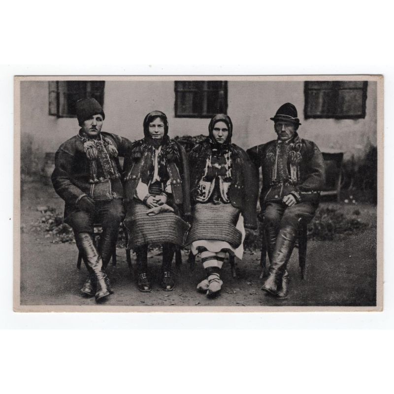 Листівка. Гуцули. Підкарпатська Русь. Novotny & Bartosek № 17