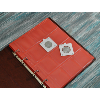 Альбом для монет Hobby Collection VIP Optima Holder + 10 листів (на 120 холдерів) + прокладочні листи