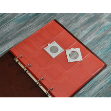 Альбом для монет Hobby Collection VIP Optima Holder + 10 листів (на 120 холдерів) + прокладочні листи