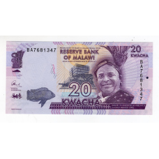 Малаві 2016, 20 квача UNC  P-63c