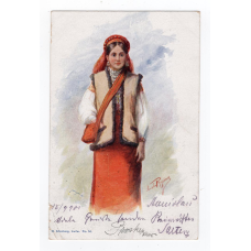 Листівка. Мечислав Рейзнер. Гуцулка Altenberg 1901 № 50